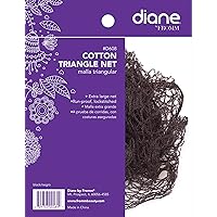 Diane Cotton Triangle Net, Black - 2 pack