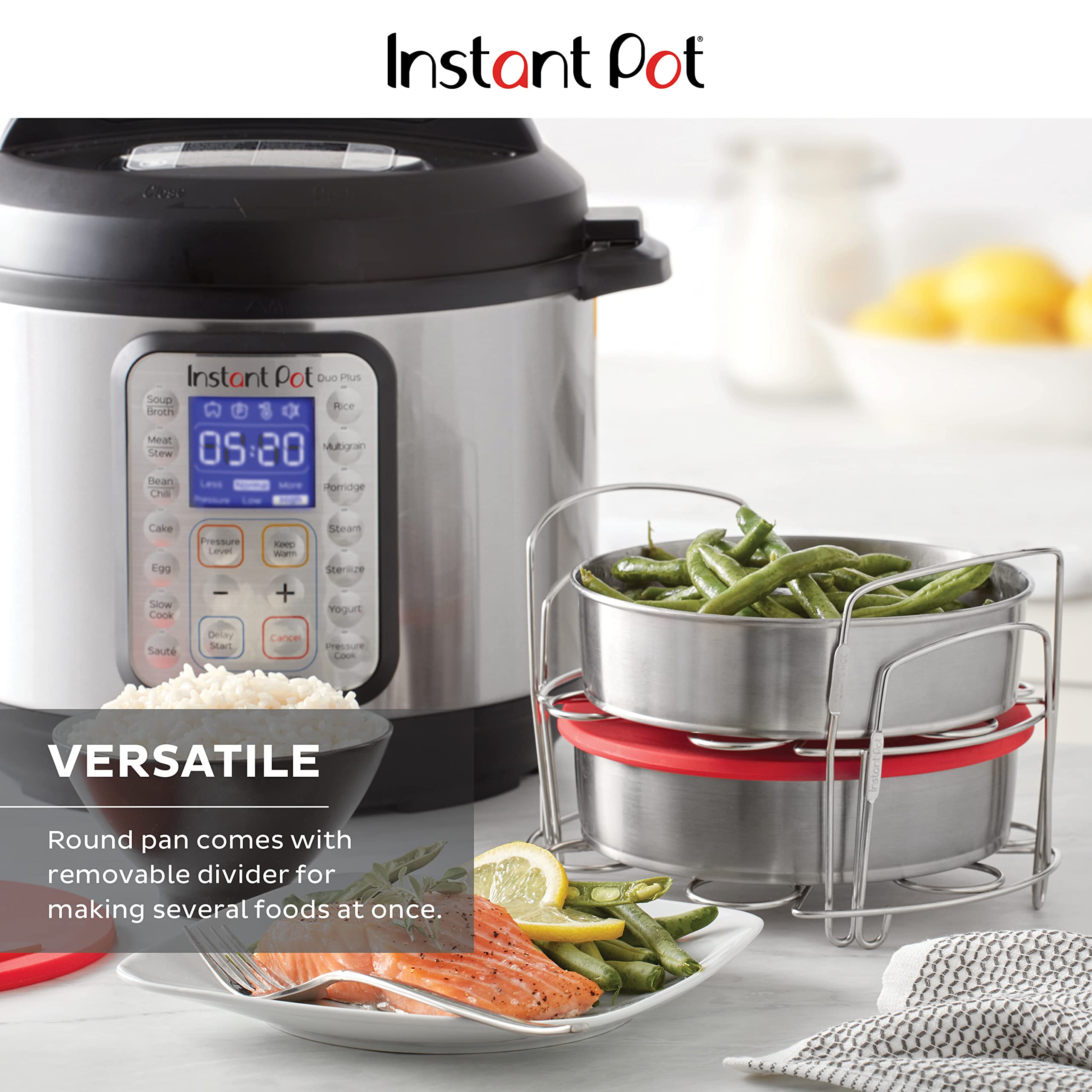Instant Pot Official Cook/Bake Set, 8-Piece, Compatible with 6-quart and 8-quart cookers, Red