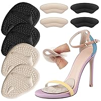 Metatarsal Pads Ball of Foot Cushions, Heel Inserts for Women, Foot Pain High Heel Comfort Shoe Filler, Heel Pads Grips for Shoe Too Big, Loose Shoes, Blisters