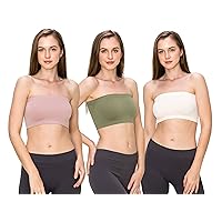 Seamless Bandeau Tube top - UV Protective Fabric, Rated UPF 50+ (Non-Padded) -Made in USA-