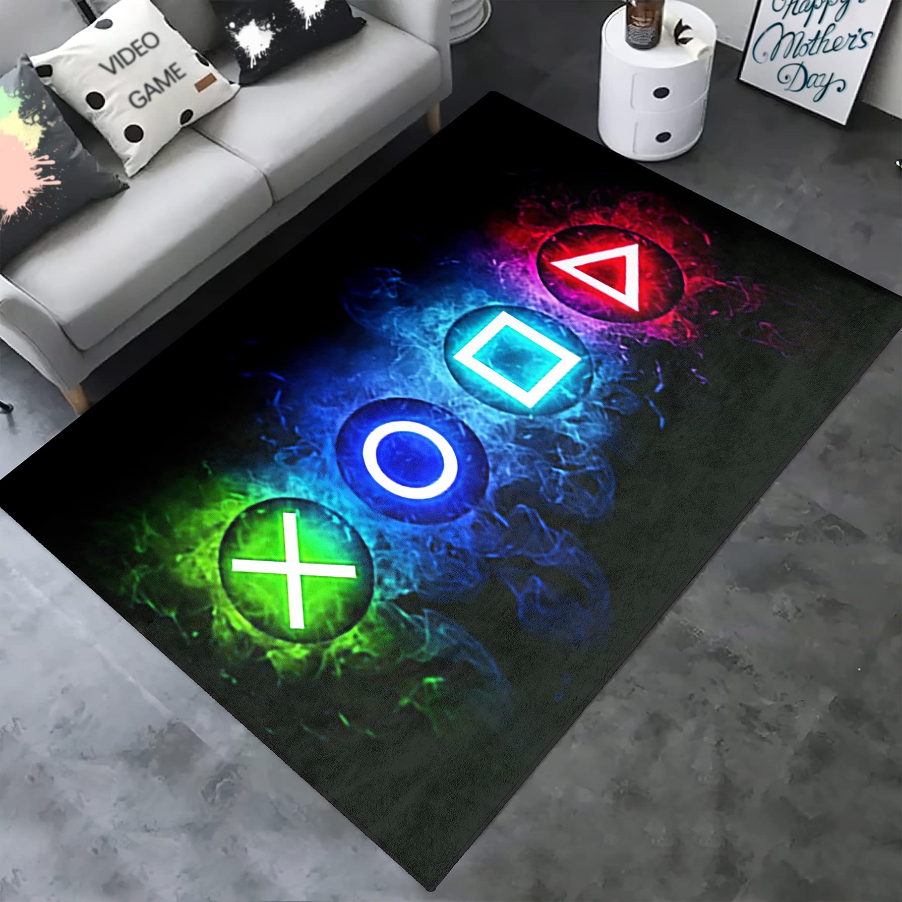 Mua Games Area Rugs, Gamer Rug for Boy Cool Player Room Decor ...