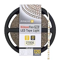 Armacost Lighting 133250 RibbonFlex Pro 120 LED/M LED Lights, 32.8 ft, 2700k- Professional Series