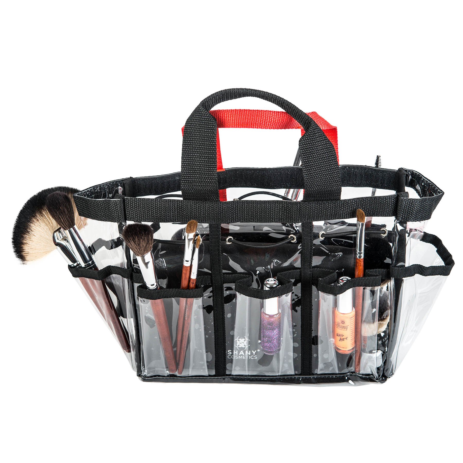 SHANY Clear Travel Makeup Bag - Cosmetics Organizer - Ready Set