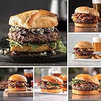 Omaha Steaks Ultimate Burger Sampler (PureGround™ Filet Mignon Burgers, PureGround™ Sirloin Burgers, PureGround™ New York Strip Burgers, PureGround™ Ribeye Burgers, and more)