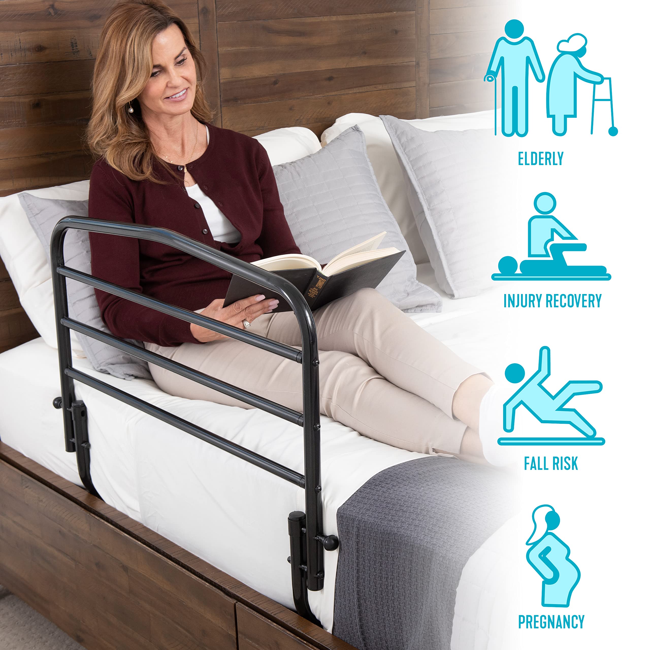 Mua Stander 30" Safety Bed Rail, Folding Bedside Safety Guard Rail For ...