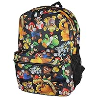 Bioworld Super Mario Bros. Backpack All Over Character Print 16