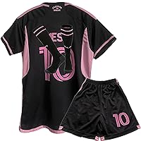 Soccer Jerseys for Kids Boys & Girls Jersey Soccer Youth Pratice Outfits Football Training Uniforms 3 Piece Gift Set