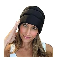 Headache Hat - US Assembly - Long Lasting Ice Cooling Relief - Tension Headache Cap - Migraine Cap for Natural Cooling Therapy - Migraine Mask - Standard Size