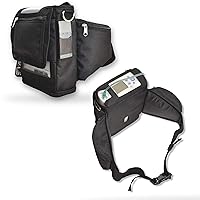 Fanny Pack/Hip Bag For Inogen One G5 (I0-500) and OxyGo Next (1400-3000) (Black)