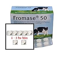 Rennet Tablets/Fromase 50/5 Tablets + 2 Free Total 7 Tablets Made in France