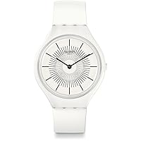 Swatch Skinpure White Silicone Rubber Watch SVOW100