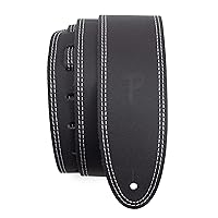 Perri's Leather Ltd. - Double Stitched Leather Strap - Adjustable Strap from 41