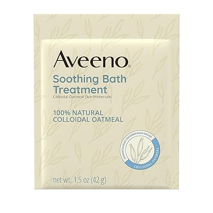 Aveeno Eczema Therapy Rescue Relief Treatment Gel Cream, 5.0 fl. Oz & Soothing Bath Soak for Eczema, Natural Colloidal Oatmeal, 8 ct.