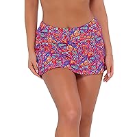 Sunsets Women's Standard Sporty Swim Skirt Swimsuit Bottom with Inner Shorts