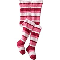 Jefferies Socks Girls 2-6x Fuzzy Stripe Tight