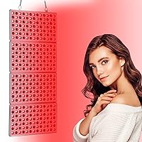 LED-Red-Light-Therapy-Device - 48W LED Panel Deep 660nm and Near-Infrared 850nm LED Light Combo for Skin Beauty, Pain Relief of Muscles and Joints