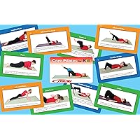 Sportime Core Pilates for Kids Exercise Cards, Set of 56 - 1362761