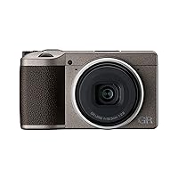 Ricoh GR III Diary Edition, Metallic Warm-Gray Body with Dark Brown Grip and Natural Silver Ring, Digital Compact Camera with 24MP APS-C Size CMOS Sensor, 28mmF2.8 GR Lens (in The 35mm Format)