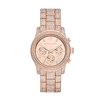 Michael Kors Runway Women's Watch, Stainless Steel Watch for Women with Steel, Ceramic or Silicone Band