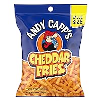 Andy Capp's Big Bag Cheddar Flavored Fries, 8 oz, 8 Pack