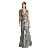 HALSTON Women's Loretta Gown in Lace Sequin