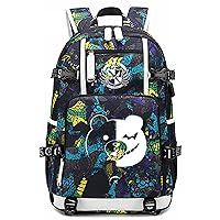 Luminous Anime Monokuma Cosplay Backpack Daypack Laptop Bag Bookbag Shoulder Bag School Bag 11
