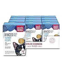 The Honest Kitchen Minced - Turkey in Bone Broth Gravy Wet Cat Food, 5.5 oz (Pack of 12)