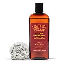 Complete Leather Care Kit Including 8 oz Conditioner and Applicator Cloth for use on Leather Apparel, Furniture, Auto Interiors, Shoes, Bags and Accessories