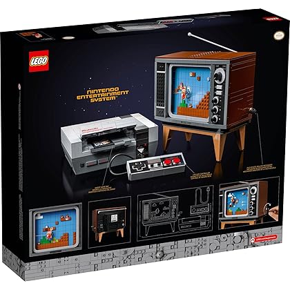 LEGO Super Mario Nintendo Entertainment System 71374 Gameplay Building Set, Model Kits for Adults to Build, DIY Creative Activity, Collectible Gift Idea