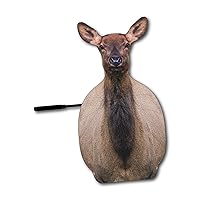 ElkFan, 3D Mature Cow Elk Fanning Decoy for Traditional Hunting, Locate & Set Up and Spot & Stalk, Lightweight, Portable & Durable Animal Umbrella with Built-In Ground Stake, Carrying Bag