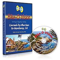 Bike-O-Vision - Virtual Cycling Adventure - Carmel-by-the-Sea to Monterey, CA - Perfect for Indoor Cycling and Treadmill Workouts - Cardio Fitness Scenery Video #31 Bike-O-Vision - Virtual Cycling Adventure - Carmel-by-the-Sea to Monterey, CA - Perfect for Indoor Cycling and Treadmill Workouts - Cardio Fitness Scenery Video #31 DVD Multi-Format