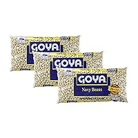 Goya Navy Beans 16 Ounces (Pack of 3)