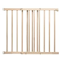 Evenflo, Top of Stairs, Extra Tall Gate, Tan Wood