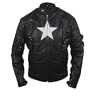 F&H Kid's New Age Captain Star Shield Genuine Leather Jacket