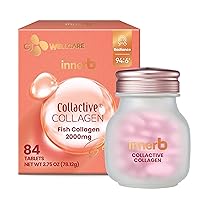 CJ Wellcare Innerb Collactive Collagen (28 Servings, 4 Weeks) - Skin Elasticity Care. Small Molecule Collagen, Elsatin, Biotin, Vitamin C