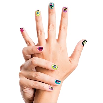 ALEX Toys Sketch It Nail Pens Salon Girls Fashion Activity, Sketch and Paint, Create Long Lasting Looks with Beautiful Nail Polish, For Ages 8 and up