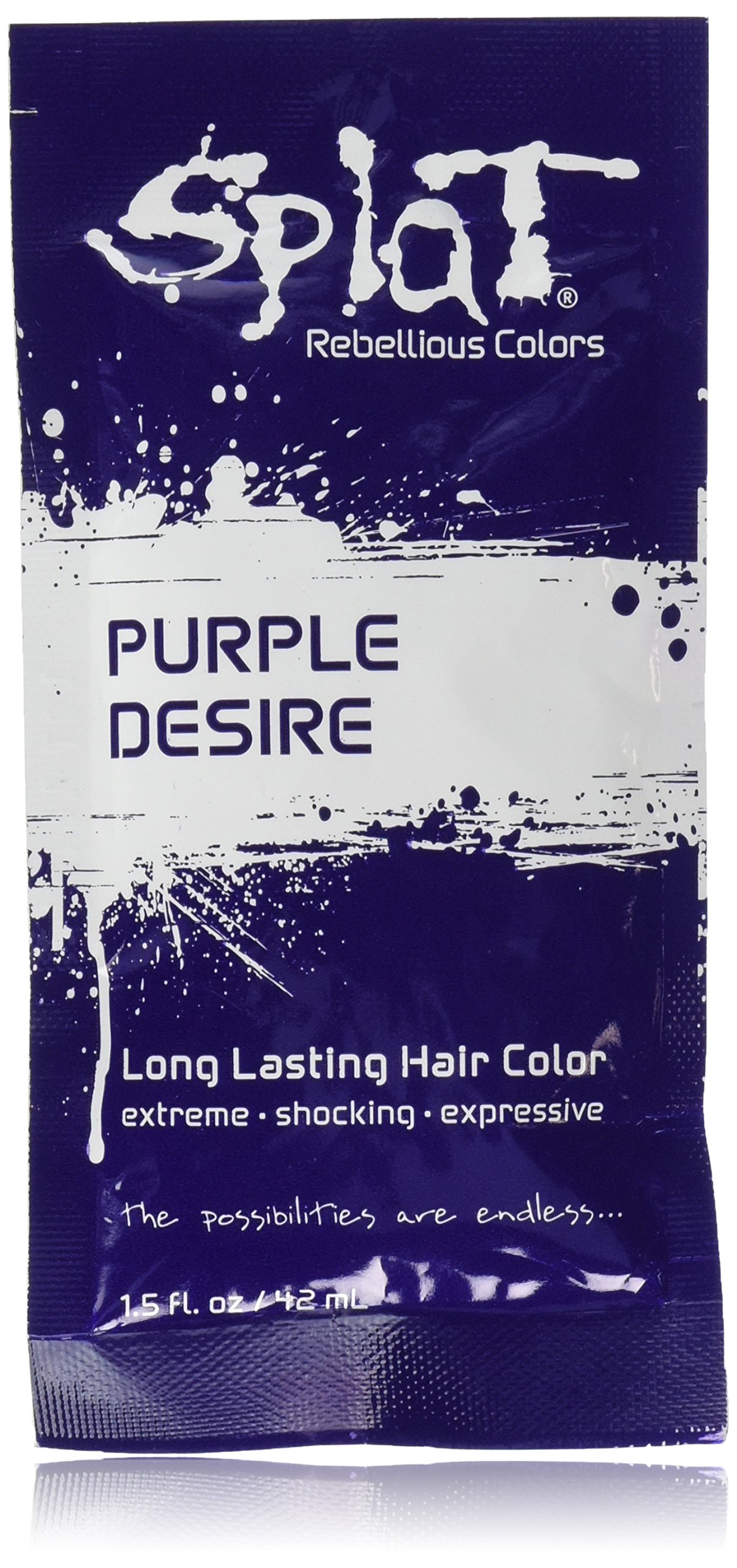 SPLAT Splat Hair Color 1.5 Oz Individual Packs Purple Desire