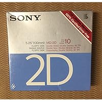 Sony MD-2DA Double-Sided Double Density 500KB 5.25