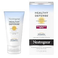 Healthy Defense Daily Moisturizer with SPF 50 and Vitamin E, Lightweight Face Lotion with SPF 50 Sunscreen and Antioxidants, Vitamin C & Vitamin E, 1.7 fl. oz