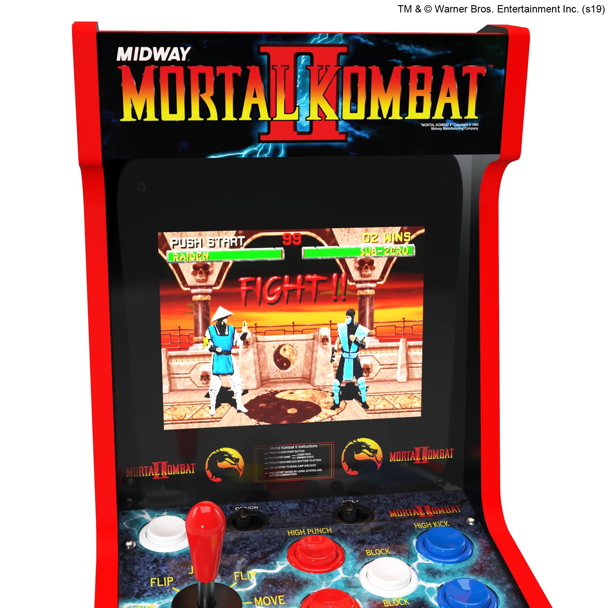 Arcade1UP Mortal Kombat Countercade 3 Games in 1
