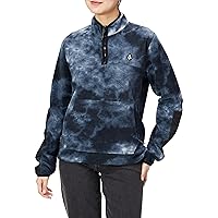 Volcom Women's Polar Fleece 1/4 Zip Mock Neck Snowboard Sweatshirt