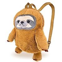 Sloth Stuffed Animal Backpack Sloth Gifts 12'' Plush Backpack Mini Funny School Bag for Kids Girls Boys