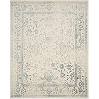 SAFAVIEH Adirondack Collection Area Rug - 8' x 10', Ivory & Slate, Oriental Distressed Design, Non-Shedding & Easy Care, Ideal for High Traffic Areas in Living Room, Bedroom (ADR109S)