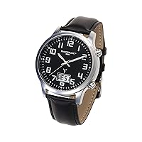 Masterline1966 ML06228014 Radio-Controlled Analogue Digital Watch with Leather Strap, Strap.