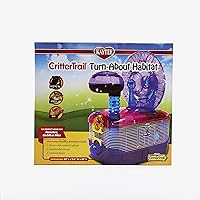Kaytee CritterTrail Dazzle Turn-About Habitat for Pet Mice, Dwarf Hamsters, Hamsters or Gerbils