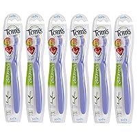 Tom's of Maine Kids BPA-Free Toothbrush, Soft, 6-Pack (Packaging May Vary)