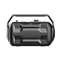 JVC Rover Portable Indoor/Outdoor Bluetooth Speaker, 30 Watts Powerful Sound, 30 Hours Battery, IPX4 Water Resistant, USB Port and Microphone/Guitar Input