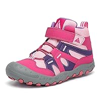 Mishansha Kids Water Resistant Hiking Boots, Boys Girls Anti Collision Anti-Skid Athletic Outdoor Ankle Adventure Trekking Shoes