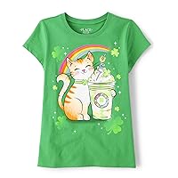 The Children's Place girls Short Sleeve Graphic T Shirt