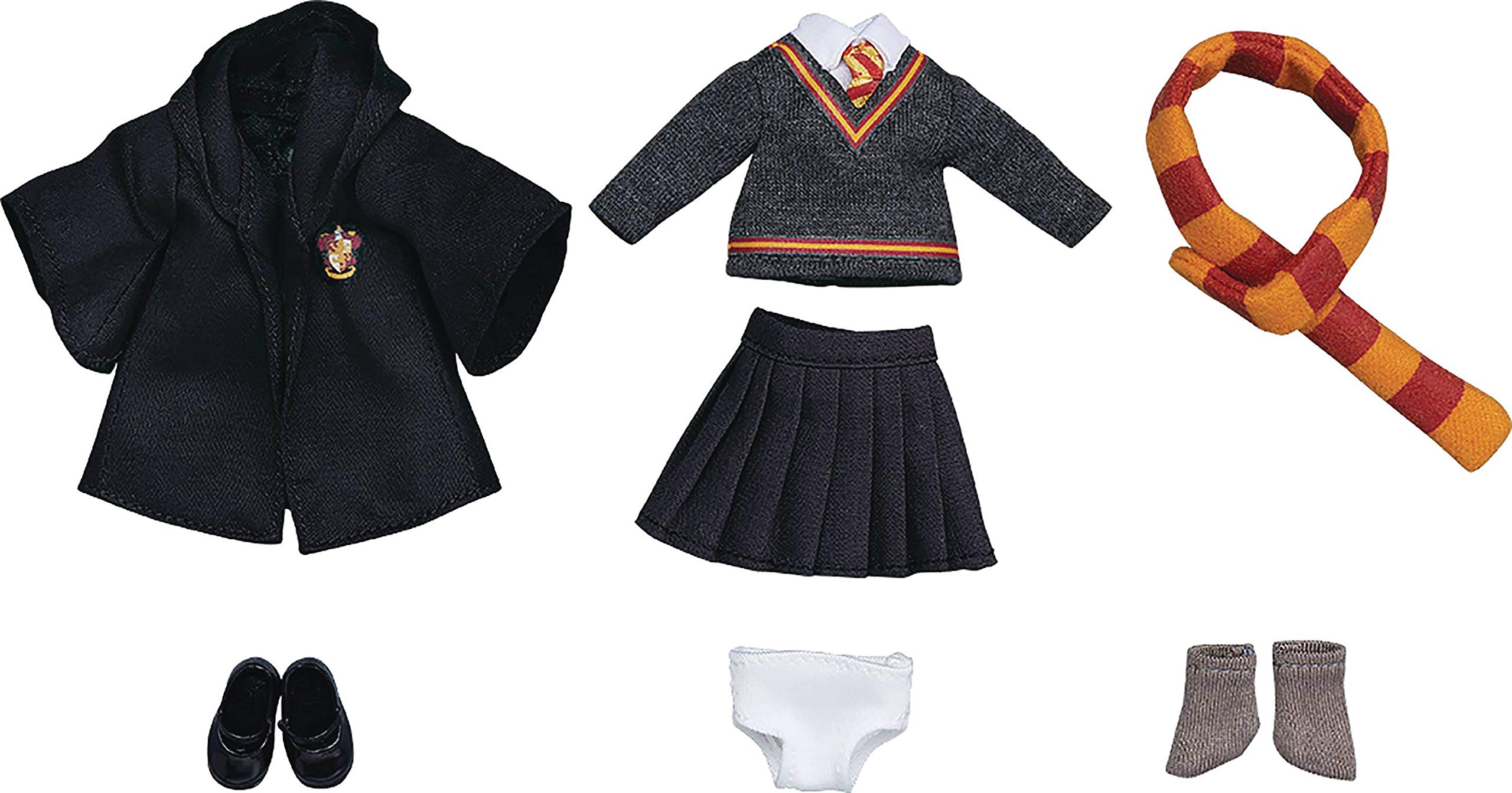 Good Smile Harry Potter Gryffindor Uniform Girl Nendoroid Doll Outfit Set